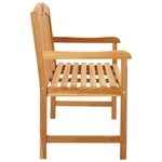 vidaXL Banc en Bois Sculpté en Rose 114 x 60 5 x 95 cm Naturel
