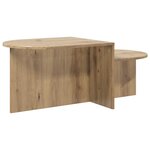 vidaXL Table basse Chêne artisanal 100 x 50 x 40 cm Bois d'ingénierie