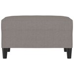 vidaXL Repose-pied Taupe 70x55x41 cm Tissu