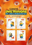 Collector 4 timbres - Des Minions et des Monstres - Lettre Verte