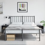 vidaXL Tables de chevet 2 Pièces anthracite 34 5x39x44 cm acier