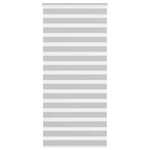 vidaXL Store zèbre gris clair largeur du tissu 95 9 cm polyester