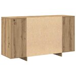 vidaXL Buffet Chêne artisanal 135 x 41 x 75 cm Bois d'ingénierie