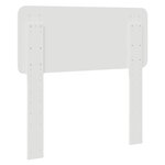 vidaXL Tête de lit Blanc 75 cm Bois d'ingénierie