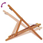 vidaXL Chaises de plage pliables lot de 2 multicolore tissu