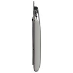 vidaXL Tête de lit suspendue Gris nuage Tissu