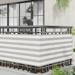vidaXL Écran de balcon 75 x 400 cm Tissu Oxford Rectangulaire