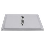 vidaXL Pomme de douche pluie Acier inoxydable 304 30x30 cm Carrée