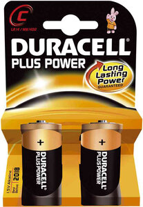 Piles Plus Power 1 5V MN1400 / C / LR14 - blister de 2 DURACELL