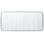 vidaXL Matelas de sommier à lattes 160x80x20 cm mi-doux tissu