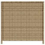 vidaXL Boîte de rangement de jardin mélange beige 469L résine tressée
