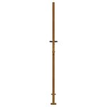 vidaXL Portail de jardin 105x180 cm acier corten conception d'herbe