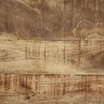 vidaXL Table basse 50x50x38 cm bois de manguier massif brut