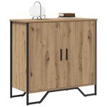 vidaXL Buffet Marron 78 x 35.5 x 74.5 cm Bois d'ingénierie