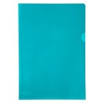 Sachet De 50 Pochettes Coin Pvc Lisse Haute Résistance 13/100e - A4 - Couleurs Assorties - X 2 - Exacompta