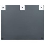 vidaXL Miroir sans cadre 100x60 cm Verre