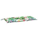 vidaXL Coussin de banc de jardin multicolore 100x50x7 cm tissu oxford