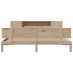 vidaXL Lit bibliothèque sans matelas 180x200 cm bois massif de pin