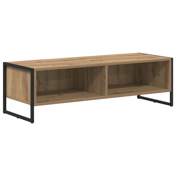vidaXL Meuble TV Chêne artisan 100 x 36 5 x 30 5 cm Bois d'ingénierie