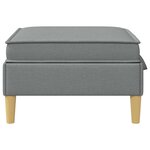 vidaXL Sofa avec rangement Tissu