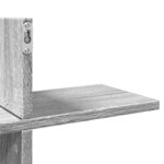 vidaXL Étagère murale sonoma gris 124 5x18x60 5 cm bois d'ingénierie