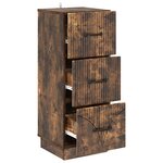 vidaXL Armoire à tiroirs 33 x 34 5 x 87 cm Bois d'ingénierie