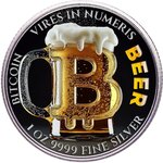 Pièce de monnaie en Argent 2 Dollars g 31.1 (1 oz) Millésime 2024 BEER