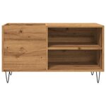 vidaXL Armoire à disques chêne artisanal 84 5x38x48 cm bois ingénierie