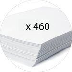 Classeur à levier PVC A4 dos de 50mm. - Jaune x 10 EXACOMPTA