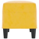 Banc banquette 70 x 35 x 41 cm velours jaune 02_0010488