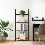 vidaXL Étagère Chêne fumé 60 x 30 x 146 cm Bois d'ingénierie