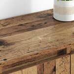 vidaXL Buffets 2 Pièces Bois Ancien 60 x 35 x 70 cm Bois d'ingénierie