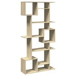 vidaXL Bibliothèque chêne sonoma 92x29x188 cm bois d'ingénierie