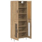 vidaXL Haut Armoire Chêne artisanal 69 5 x 34 x 180 cm