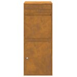 vidaXL Boîte de dépôt de colis Rouillé 41 x 38 x 103 cm