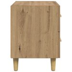 vidaXL Armoire de lit 2 Pièces chêne artisanal 40 x 35 x 47.5 cm