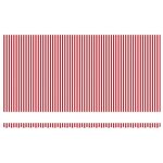 vidaXL Auvent Rétractable Rouge et blanc 600 × 350 cm tissu