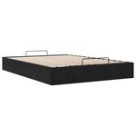 vidaXL Cadre de lit ottoman sans matelas noir 140x190 cm velours