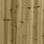 vidaXL Repose-pied de jardin 62x63 5x32 cm bois de pin imprégné