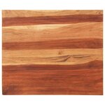 vidaXL Dessus de table bois massif d'acacia 25-27 mm 60x70 cm