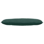 vidaXL Coussin de Dos Vert foncé 120 x 50 cm Tissu en velours côtelé