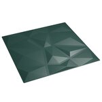 vidaXL Panneaux muraux 24 Pièces vert 50x50 cm XPS 6 m² losange