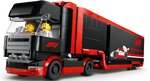 LEGO City - Camion de F1 avec Voitures de Course RB20 et AMR24 - Set 60445 pour Enfants de 8 Ans et Plus