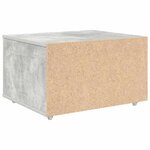 vidaXL Armoire à tiroirs Gris 55 x 45 x 33 5 cm Bois d'ingénierie