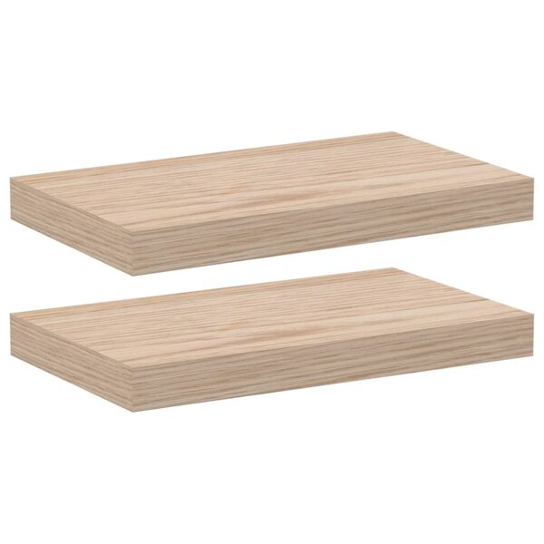 vidaXL Étagères flottantes 2 Pièces 40x23 5x4 cm bois d'ingénierie