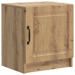 vidaXL Cabinet de chevet 2 pièces Chêne artisanal 43 x 34 5 x 47 cm