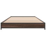vidaXL Cadre de lit sans matelas chêne marron 90x200 cm