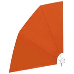 vidaXL Auvent latéral pliable de balcon Terre cuite 210 x 210 cm