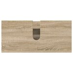 vidaXL Ensemble de mobilier de salle de bain 2 Pièces Chêne Sonoma