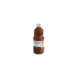 Flacon d'1 litre de gouache liquide de couleur marron GIOTTO